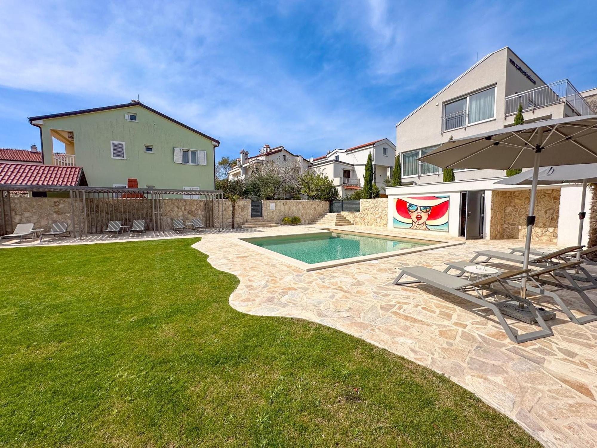 Apartment Baska, Exklusive Apartments Mit Poolarea In Baska, Krk - Kroatien Exterior photo