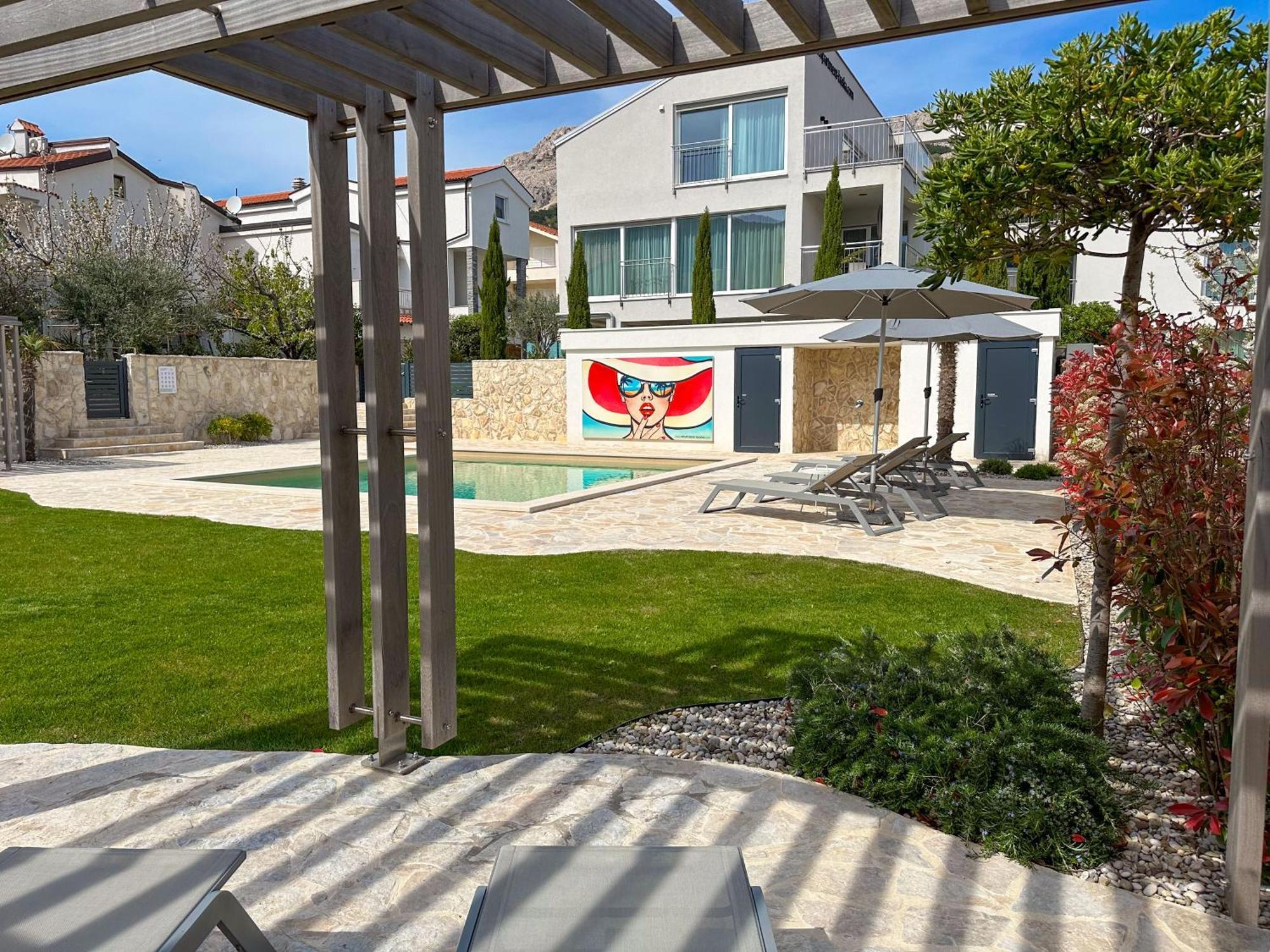 Apartment Baska, Exklusive Apartments Mit Poolarea In Baska, Krk - Kroatien Exterior photo