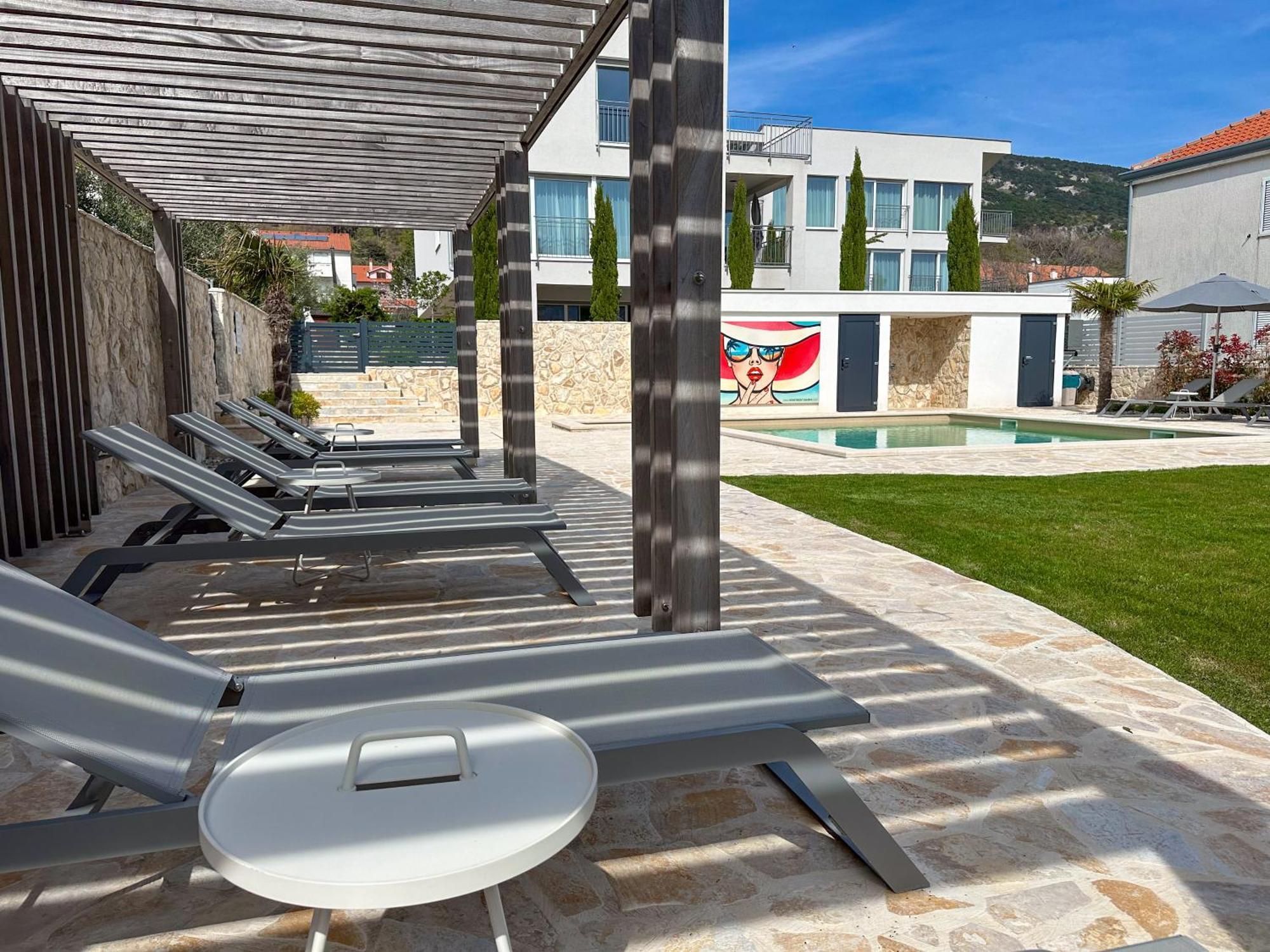 Apartment Baska, Exklusive Apartments Mit Poolarea In Baska, Krk - Kroatien Exterior photo