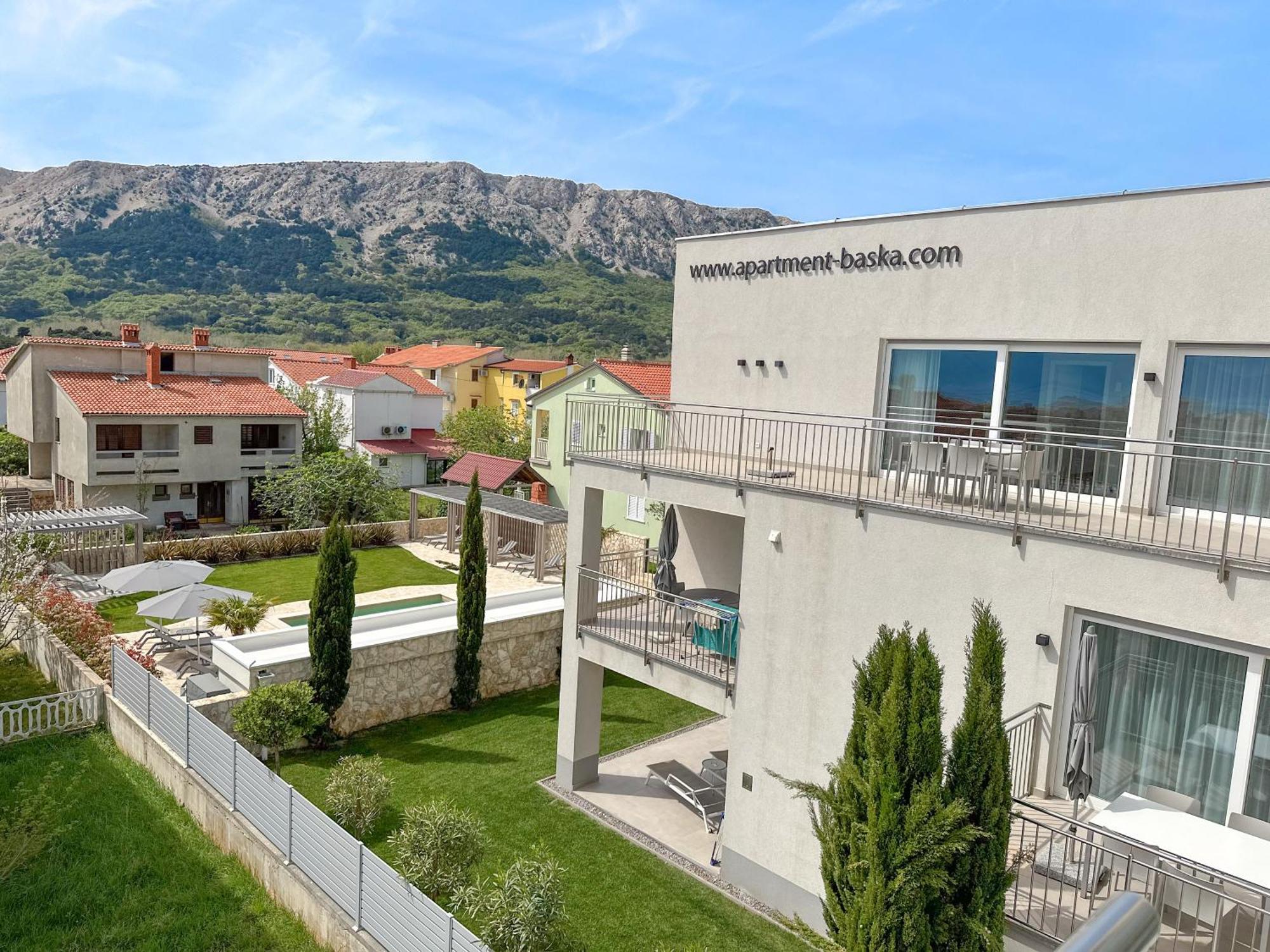 Apartment Baska, Exklusive Apartments Mit Poolarea In Baska, Krk - Kroatien Exterior photo